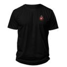 Camiseta Cristã Masculina - Sejam Santos Preta