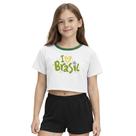 Camiseta Cropped Adulto Look Jeans I Love Brasil