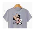 Camiseta Cropped desenho Minnie anime