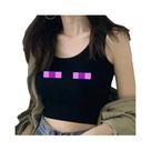 Camiseta Cropped Gráfica Y2K Harajuku Para Mulheres, Estilo Hip Hop Grunge Goth Vintage, Moda De Rua
