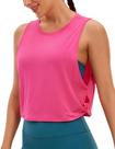 Camiseta Cropped Sem Manga CRZ YOGA em Algodão Pima Rosa P Camiseta Cropped Sem Manga CRZ YOGA em Algodão Pima Rosa P