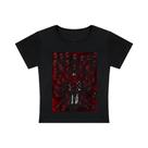 Camiseta Cropped Vintage Punk Gótica Para Mulheres, Estampa Grunge, Top Corset Y2K, Moda De Rua