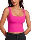 Camiseta CRZ YOGA Butterluxe com Decote Quadrado Dupla Camada P