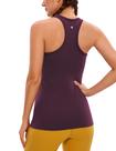 Camiseta CRZ YOGA Butterluxe sin mangas con espalda nadadora y cuello alto, talla pequeña