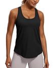 Camiseta CRZ YOGA de Algodão Pima com Costas Nadador Preta XL