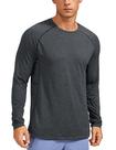Camiseta CRZ YOGA de Manga Larga con Cuello Redondo Secado Rápido Talla Grande