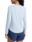 Camiseta CRZ YOGA Leve de Manga Longa para Academia Azul XL