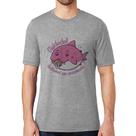 Camiseta Cuidado! Dentinhos em crescimento (Rosa) - Foca na Moda