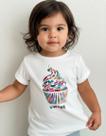 Camiseta Cupcake OSHKOSH Bebê Menina 24 Meses