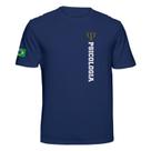 Camiseta Curso Psicologia Estudo dos Processos Mentais Cor:Azul MarinhoTamanho:M