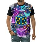 Camiseta Dados E Tabuleiro Sorte Estratégia Desafio Jogo
