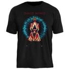 Camiseta David Bowie Stamp Rock Retrô Unissex Rock Autêntico em Estilo Casual