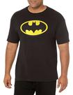 Camiseta DC Comics Batman Basic Logo para homens preta tamanho L