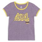 Camiseta DC Comics Justice League Batgirl roxa para meninas 14-16