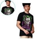 Camiseta dc coringa pensativo preto gg