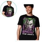 Camiseta dc coringa pensativo preto m