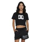 Camiseta DC MC Star Fill Crop Preto