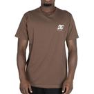 Camiseta DC Shoes Palletline Plus Size WT25 Marrom Escuro