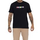 Camiseta DC Shoes Shoe Co Stacks Masculina Preto