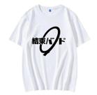 Camiseta de Algodão BOCCHI THE ROCK - Anime Casual com Hitori Gotoh e Nijika Ijichi