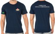 Camiseta de Algodão Condutor para Veículo de Emergência com Bordado Personalizado