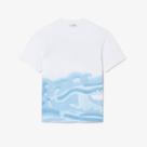 Camiseta de Algodão Estampada