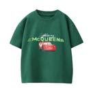 Camiseta De Algodão Para Crianças, Estampa De Carro De Desenho Animado, Verão, Manga Curta, Gola Camiseta De Algodão Para Crianças, Estampa De Carro De Desenho Animado, Verão, Manga Curta, Gola