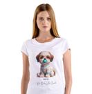 Camiseta de Algodão Shih Tzu