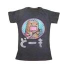 Camiseta De Algodão Unissex Oversized Y2K Vintage Com Estampa, Estilo Kawaii Streetwear