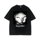 Camiseta De Algodão Vintage Com Gráfico Engraçado De Gato Para Homens E Mulheres, Moda Casual E Camiseta De Algodão Vintage Com Gráfico Engraçado De Gato Para Homens E Mulheres, Moda Casual E