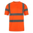 Camiseta de alta visibilidade DPSAFETY Class 3 Orange para homens 4GG