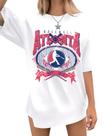 Camiseta de beisebol de tamanho grande nngmeynu para mulheres tamanho L cáqui