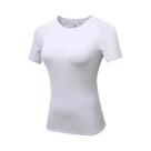 Camiseta De Compressão Feminina De Secagem Rápida, Manga Curta, Para Yoga, Corrida, Treino De Verão