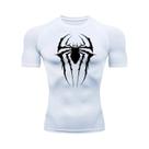 Camiseta De Compressão Masculina Com Estampa De Aranha, Secagem Rápida, Para Treino Na Academia, Camiseta De Compressão Masculina Com Estampa De Aranha, Secagem Rápida, Para Treino Na Academia,