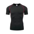 Camiseta De Compressão Masculina De Secagem Rápida, Manga Curta, Para Fitness, Corrida E Esportes