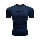 Camiseta De Compressão Masculina De Secagem Rápida, Manga Curta, Para Verão, Fitness, Corrida,