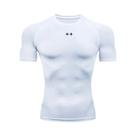 Camiseta De Compressão Masculina De Secagem Rápida Para Corrida, Manga Curta, Para Academia,