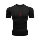 Camiseta De Compressão Masculina De Secagem Rápida Y2K Para Fitness E Corrida, Manga Curta,