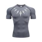 Camiseta de Compressão Masculina - Secagem Rápida para Academia, Corrida e Treino