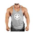 Camiseta De Fitness Slim Fit Em Malha Para Homens, Roupas De Musculação De Verão, Coletes Musculares Camiseta De Fitness Slim Fit Em Malha Para Homens, Roupas De Musculação De Verão, Coletes Musculares