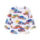 Camiseta De Manga Comprida Ultra Macia E Respirável Para Meninos, Estampa Colorida De Carro Para Camiseta De Manga Comprida Ultra Macia E Respirável Para Meninos, Estampa Colorida De Carro Para