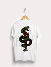 Camiseta de manga curta com estampa Old School nas costas de cobra URBAN VENON