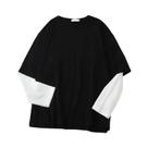 Camiseta De Manga Longa Listrada Em Preto E Branco Estilo Y2K Para Homens E Mulheres, Estilo