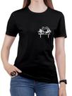 Camiseta de Natal PLUS SIZE Papai Noel Feminina Blusa est1