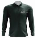 Camiseta de Pesca Concept Fish com Proteção Solar UV Verde Militar Lisa