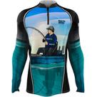 Camiseta De Pesca FPS 50+ Caiaqueiro - Mar Negro