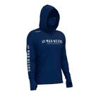 Camiseta De Pesca FPS 50 XProtect 30146 Com Capuz Protetor de Rosto Marinho- Mar Negro