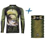 Camiseta De Pesca King Proteção Solar Uv Viking 19 + Bandana Camiseta De Pesca King Proteção Solar Uv Viking 19 + Bandana