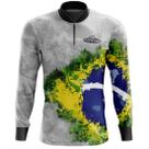 Camiseta de Pesca Manga Longa Proteção UV50+ Cores Punho Encaixe Dedo Camiseta de Pesca Manga Longa Proteção UV50+ Cores Punho Encaixe Dedo