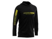 Camiseta de Pesca Mar Negro X Protection Poliamida - Preto